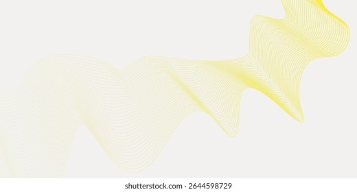 Fundo abstrato com linhas azuis onduladas em um fundo branco. As linhas azuis criam um fluido texturizado boa arte simples moderno