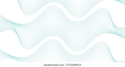 Abstract background with wavy blue lines on a white background. The blue lines create a flowing, textured pattern on the white surface.