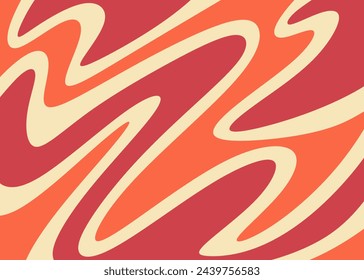 Abstract background with wavy curly lines pattern