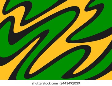 Abstract background with wavy curly lines pattern