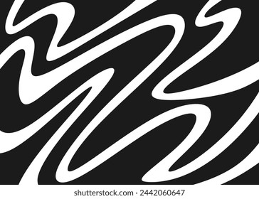 Fondo abstracto con patrón de líneas onduladas