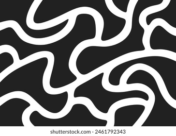 Abstrakter Hintergrund mit gewellten Linien