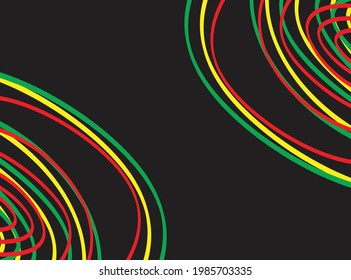 Abstract background with wavy and curly pattern