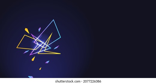 Abstract background, wavy curve decoration, dynamic pattern, halftone gradients, 3d vector illustration. White, navy, colorful lines cover template, geometric shapes, modern minimal banner