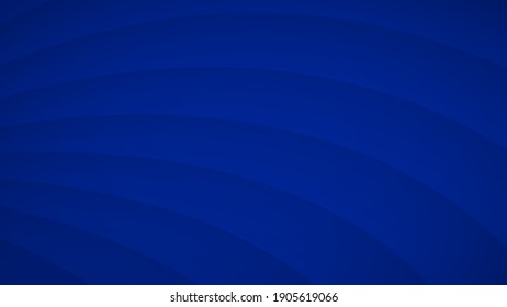 Fondo abstracto de rayas onduladas curvadas con sombras en colores azules