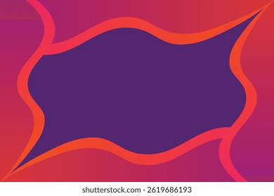 Abstract background with wavy gradient color shapes effect banner.