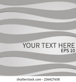 Abstract Background with wavy grey Lines
