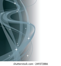 Abstract Background. Wavy Illustration.