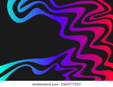 Abstract background with wavy line pattern and with some copy space area