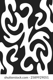 Abstract background with wavy line pattern. Simple oil painting pattern