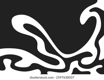 Abstract background with wavy line pattern and with some copy space area