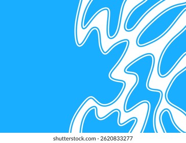 Abstract background with wavy line pattern and with some copy space area