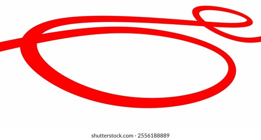 Abstract background Wavy line shapes with red color gradations Vector illustration.