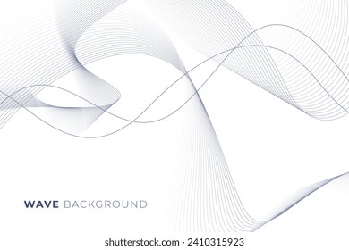 Abstract background with wavy line style