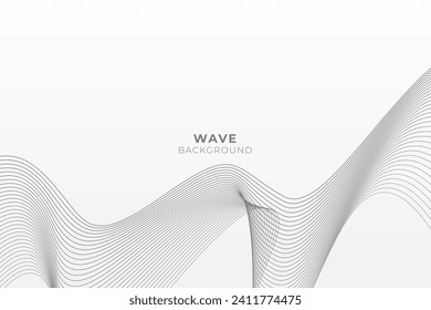 Abstract background with wavy line style