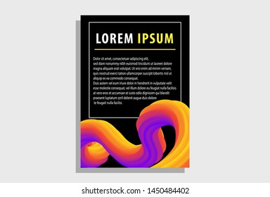 Abstract background with wavy line themes, pink, yellow, orange and purple. Suitable for background, wallpaper, memo, banner, web, cover, print, printing, etc.