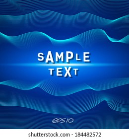 abstract background with wavy lines 