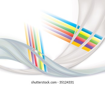 abstract background with with wavy lines