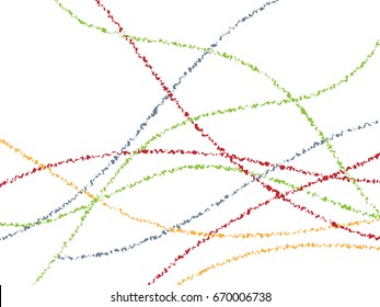 Abstract background with wavy lines