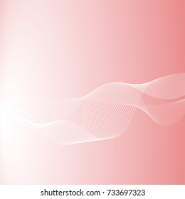 Abstract Background With Wavy Lines