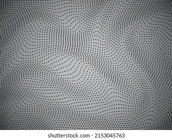 Fondo abstracto con líneas onduladas. Patrón vectorial negro y gris.