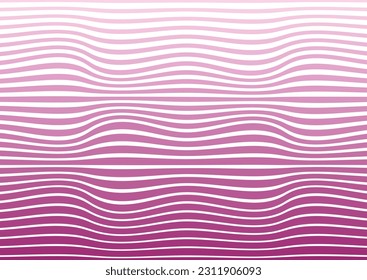 abstract background of wavy lines blending pink gradations