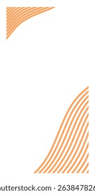 Abstract background with wavy lines at the border of flame Vector illustration vertical cover design