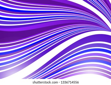 Abstract background of wavy lines. Bright saturated colors on a white background. Design element for banner, flyer, brochure, business card. Vector illustration