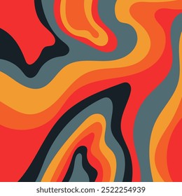 Abstract background with wavy lines and colorful patterns suitable for graphic design projects, web backgrounds, banners, and digital artwork.