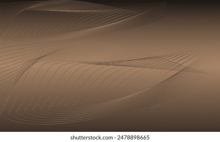 fondo abstracto con líneas onduladas, una combinación de marrón y negro, Anuncio, espalda de Sitio web