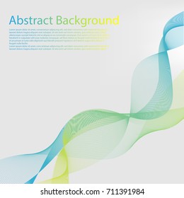 Concepto de líneas onduladas de fondo Abstractas