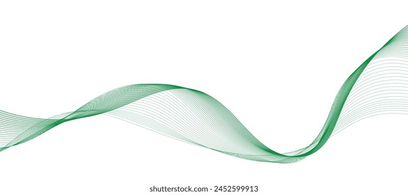 Abstract background with wavy lines. EPS10
