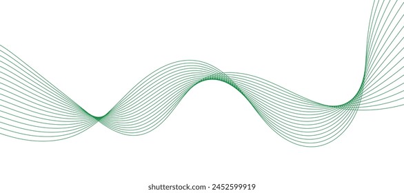 Abstract background with wavy lines. EPS10
