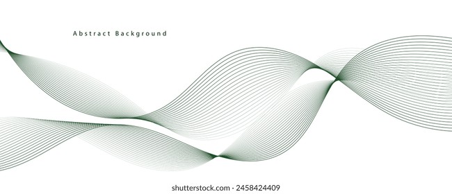 Abstract background with wavy lines. EPS10