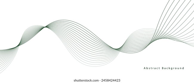 Abstract background with wavy lines. EPS10
