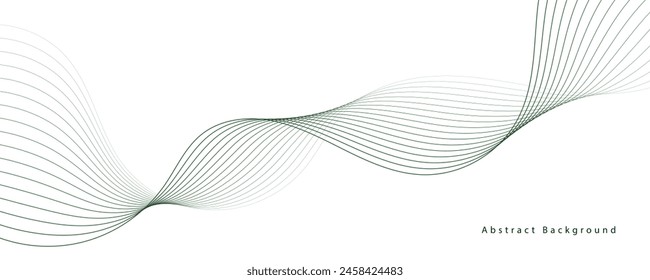 Abstract background with wavy lines. EPS10