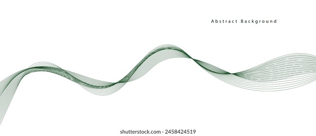 Fondo Abstractas con líneas onduladas. EPS10