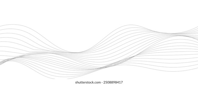 Fundo abstrato com linhas onduladas. EPS10