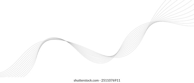Abstract background with wavy lines. EPS10