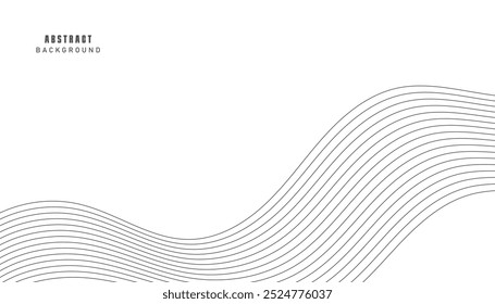 Fundo abstrato com linhas onduladas. EPS10	
