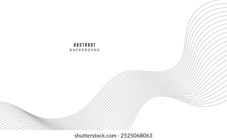 Abstract background with wavy lines. EPS10	
