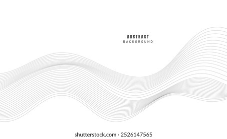 Fundo abstrato com linhas onduladas. EPS10	
