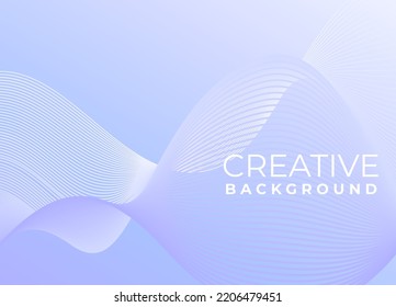 Abstract background. Wavy lines. Future color background trend. Fit for banner, percentation, template, backdrop, ppt, web. Vector eps 10