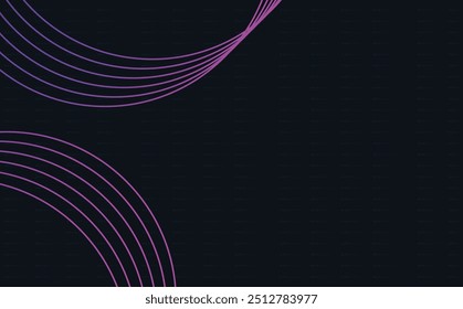 Fondo Abstractas de líneas onduladas Fondo de líneas geométricas sobre un azul oscuro 