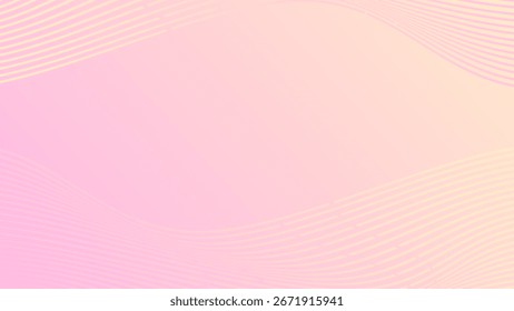 ABSTRAKTER HINTERGRUND MIT WELLENLINIEN GEOMETRISCHE FORMEN FARBVERLAUF ROSA ORANGEFARBENE FARBENTWURF VEKTORVORLAGE GUT FÜR MODERNE WEBSITE, TAPETE, DECKELDESIGN, LANDUNGSSEITE