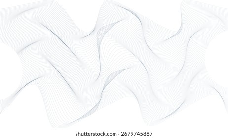 ABSTRACT BACKGROUND WITH WAVY LINES GEOMETRIC SHAPES GRADIENT BLUE COLOR DESIGN VECTOR TEMPLATE GOOD FOR MODERN WEBSITE, WALLPAPER, COVER DESIGN, LANDING PAGE