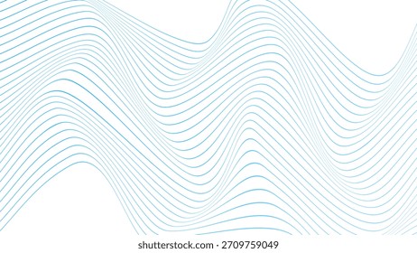 ABSTRACT BACKGROUND WITH WAVY LINES GEOMETRIC SHAPES GRADIENT BLUE COLOR DESIGN VECTOR TEMPLATE GOOD FOR MODERN WEBSITE, WALLPAPER, COVER DESIGN, LANDING PAGE