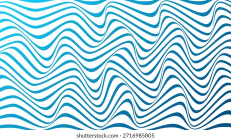 ABSTRACT BACKGROUND WITH WAVY LINES GEOMETRIC SHAPES GRADIENT BLUE COLOR DESIGN VECTOR TEMPLATE GOOD FOR MODERN WEBSITE, WALLPAPER, COVER DESIGN, LANDING PAGE