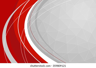 Abstract background. Wavy lines and geometric background
