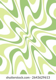 Abstract background with wavy lines - hand drawn vector illustration.